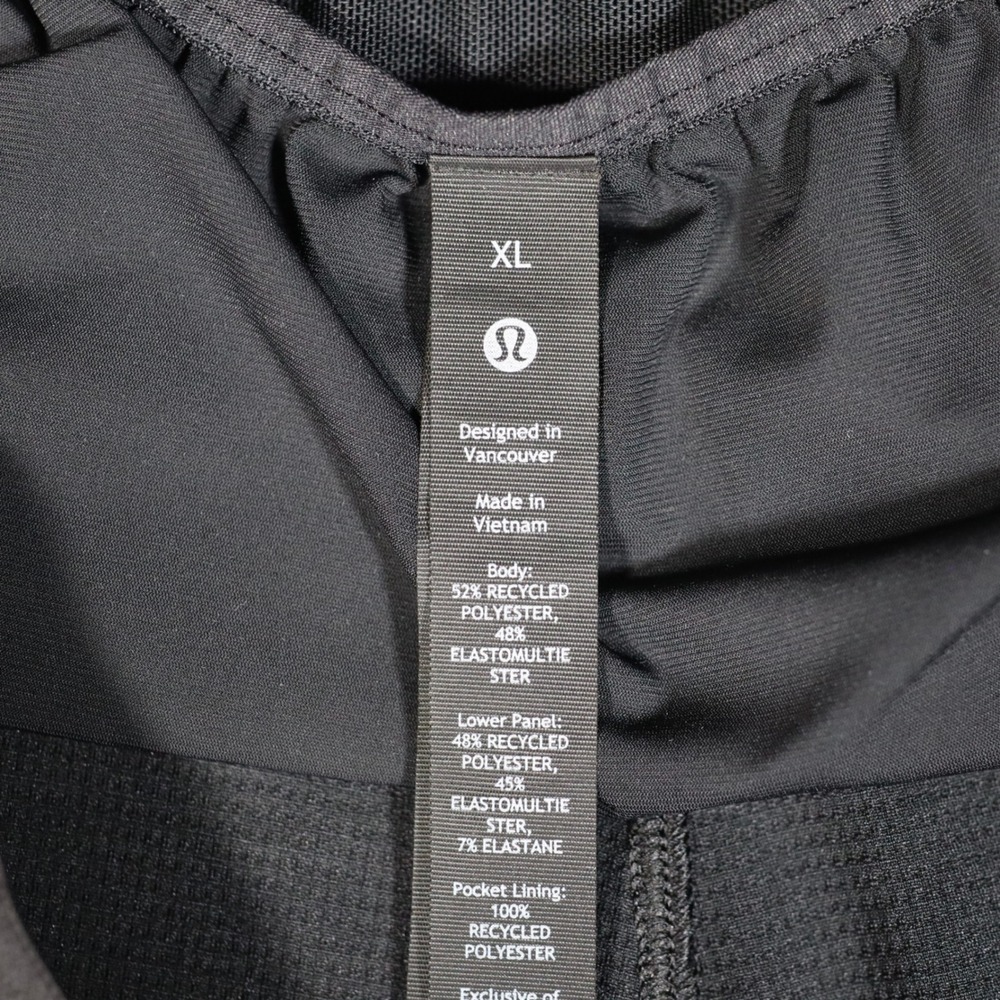 Lululemon Reflective Jogger Pants Mens XL Black Running Athletic Surge - Picture 10 of 10